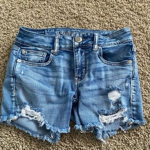 american eagle jean shorts